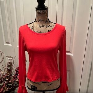 Maeve by Anthropology Red Top Size Medium EUC